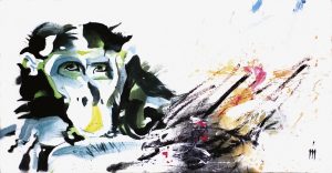 Das Bild Chimpanzee von Manus Hüller