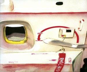 Das Bild Flugzeugtüre von Manus Hüller