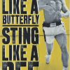 Das Bild »Float like a butterfly, sting like a bee« Muhammad Ali