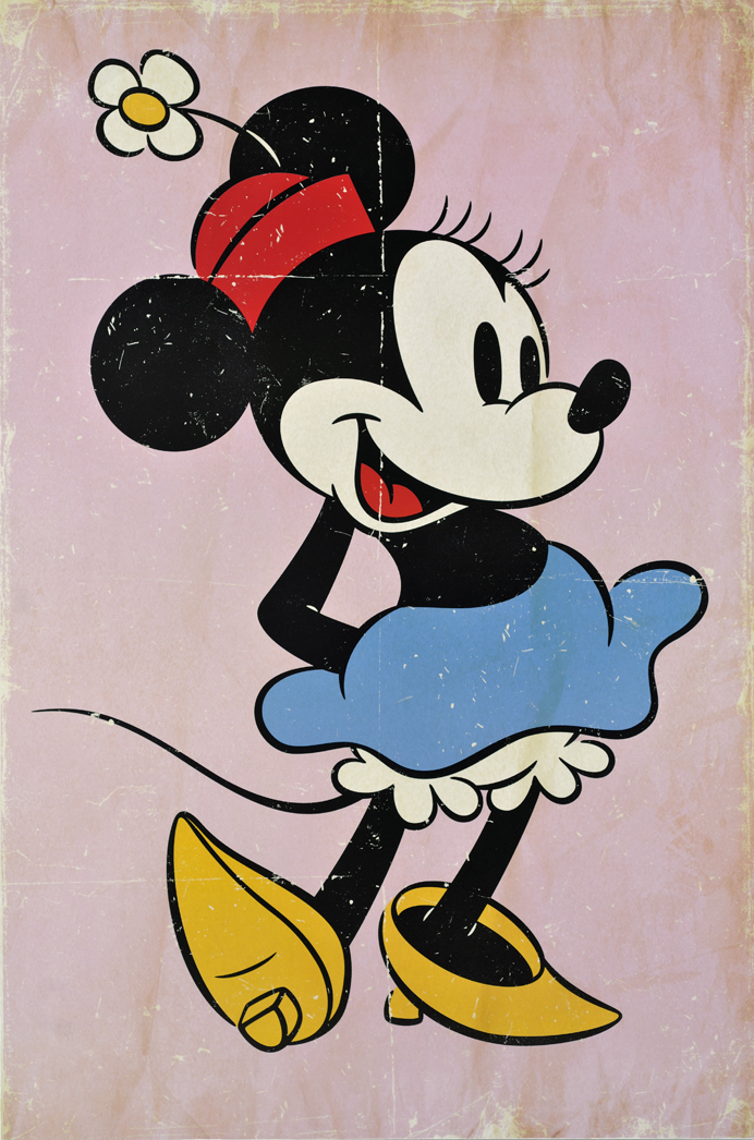 Minnie Mouse in 2 Grössen als Wandbild online bestellen - art:ig Galerie