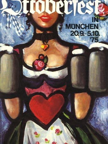 Franz Wischnewski Künstler Wiesnplakat Rarität