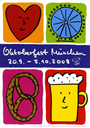 Das offizielle Oktoberfest Plakat 2008