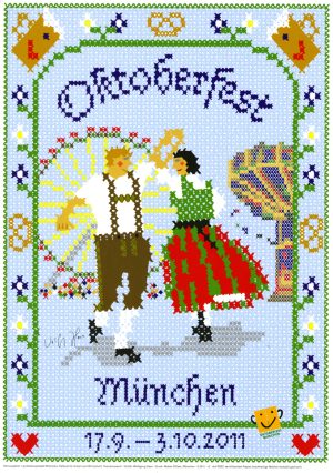 Oktoberfestplakat 2011 Das offizielle Oktoberfest Plakat 2011 von Wolfgang Heinrich Haasn
