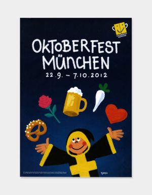 Münchner Kindl 2012 auf dem Wiesnplakat