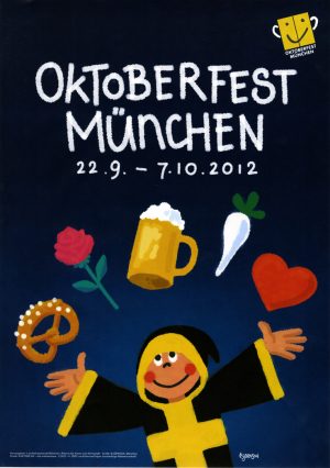 Das offizielle Oktoberfest Plakat 2012 von Björn Meier