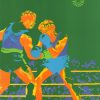 Olympiaplakat der Disziplin Boxen während der Olympiade 1972