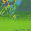 Original Fussballplakat von der Olympiade 1972 in München