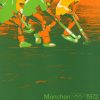 originalplakat aus Olympia 1972 in München der Sportart Hockey