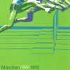 Original aus 1972 ist das Plakat von Huerdenlaufen bei den olympischen Spielen in München