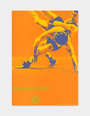 Ringen Olympia 1972 Rarität von 1972 aus den olympischen Spielen zur Sport Disziplin Ringen