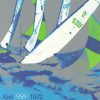 Original aus 1972 ist dieses olympische Plakat vom Segeln