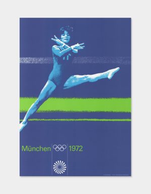 Poster zur Sportart Turnen von Otl Aicher