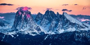 Das Bild »Langkofelgruppe« von Roland Wagner