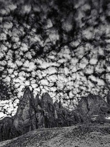 Das Bild »Struktur IV (S/W)« von Roland Wagner